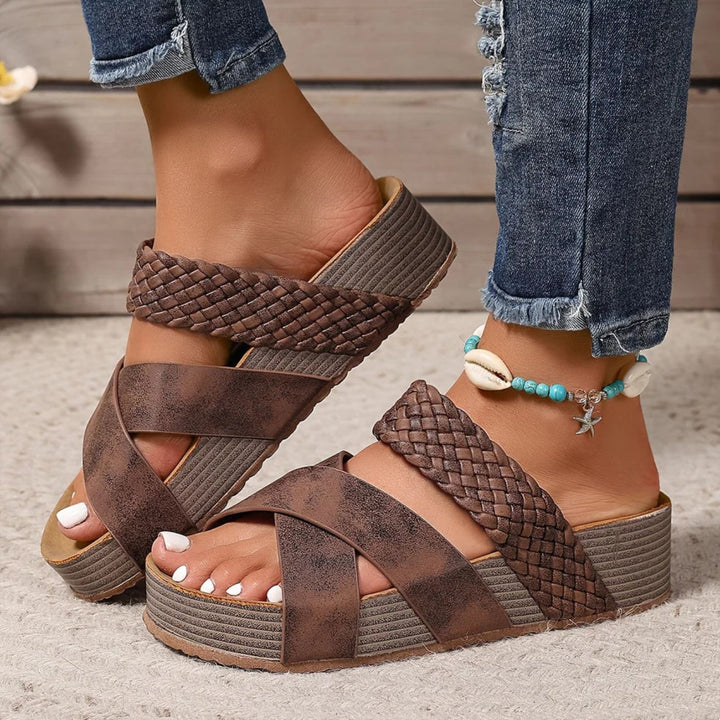 Abigail™ – Orthopädische Lederriemensandalen 1