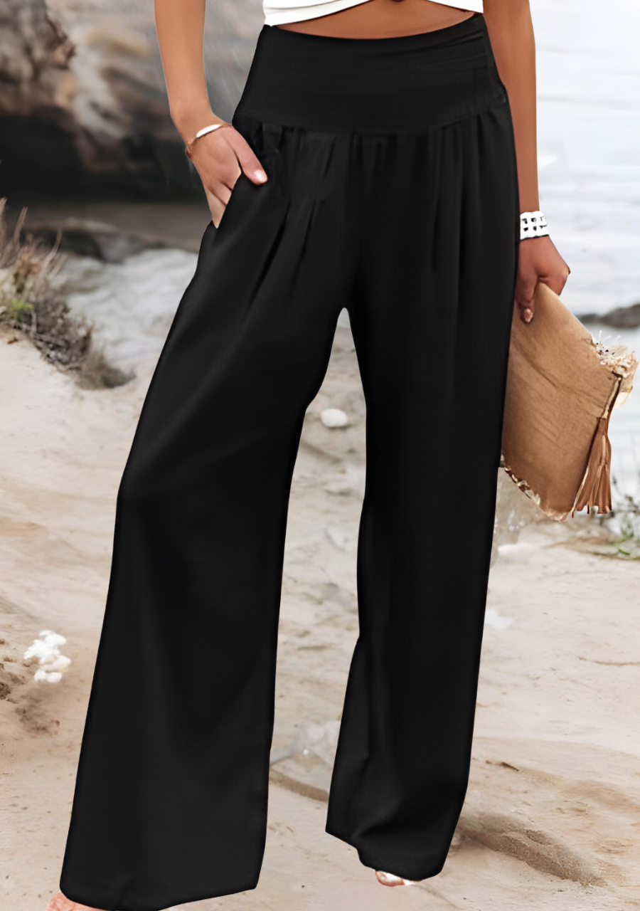 Aileen - Strandhose mit weitem Bein 1