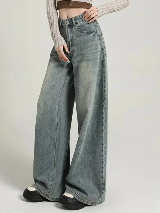 Baggy Jeans Damen | Hohe Taille für Freizeit und Alltag