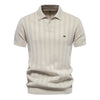 Benles | Stylish Stripe Poloshirt Gestrickt 0