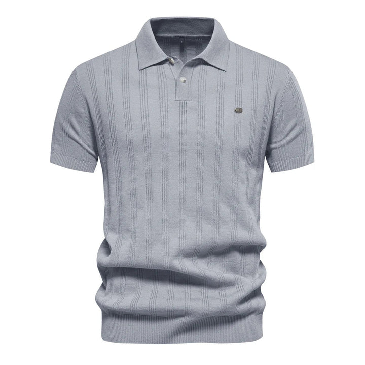 Benles | Stylish Stripe Poloshirt Gestrickt 1