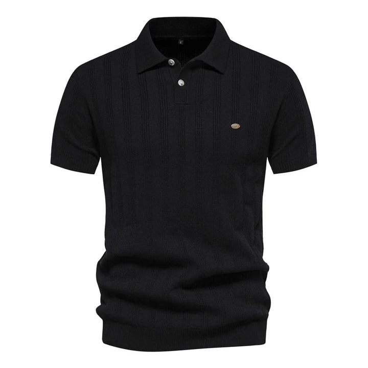 Benles | Stylish Stripe Poloshirt Gestrickt 2