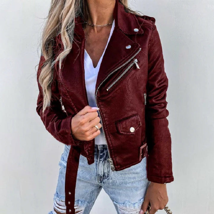 Bikerjacke Damen | Freizeitjacke Für Alltag Und Besondere Anlässe