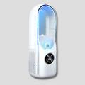 Rotorloser Tischventilator mit Licht und 3 Windmodi