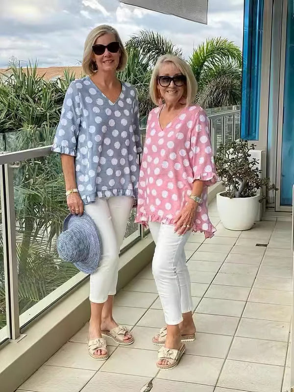 Bloomie – Stilvolle Bluse mit V-Ausschnitt 4