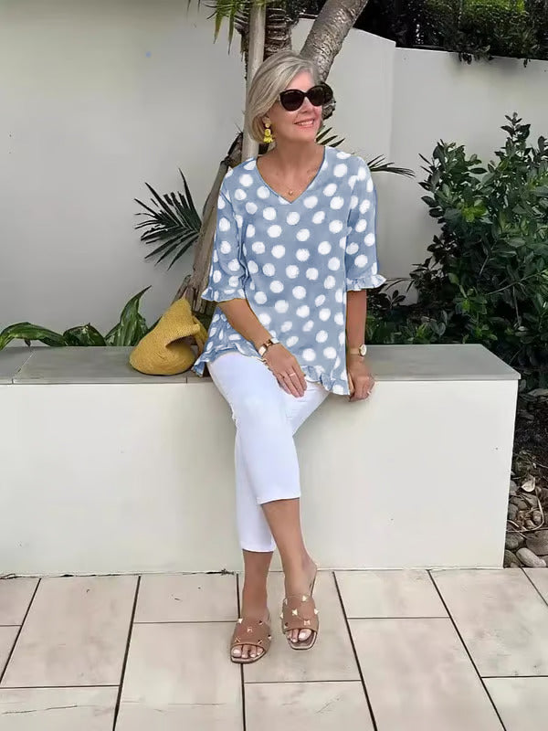 Bloomie – Stilvolle Bluse mit V-Ausschnitt 6