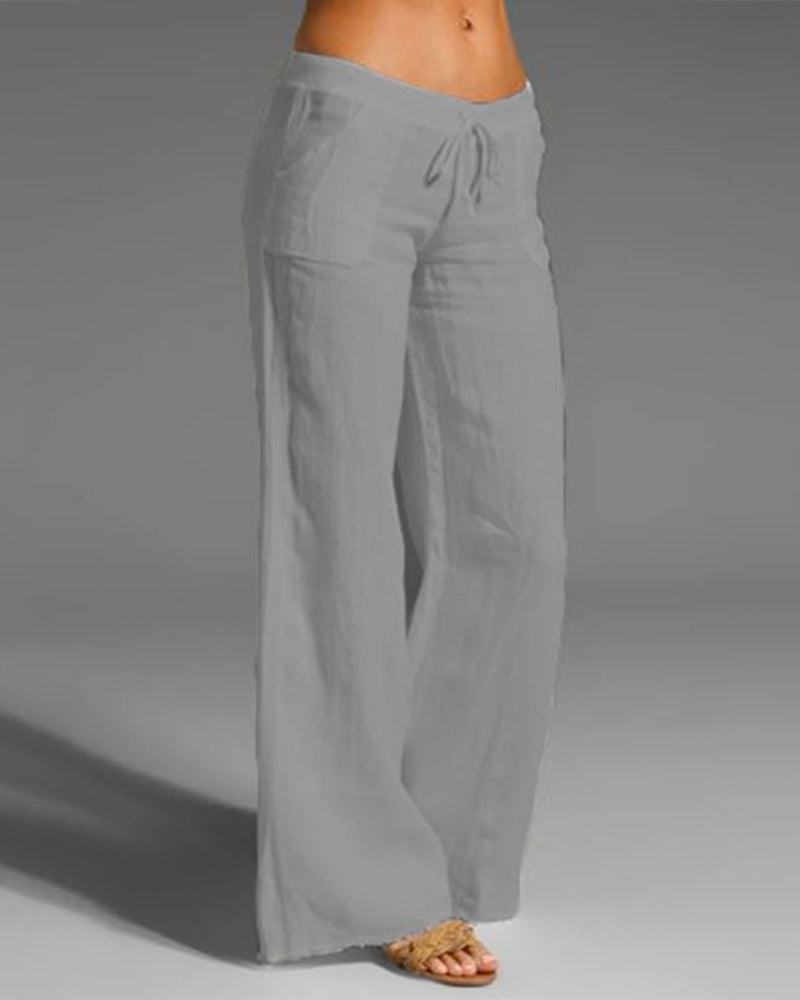 Aneta | Damenhose mit weitem Bein