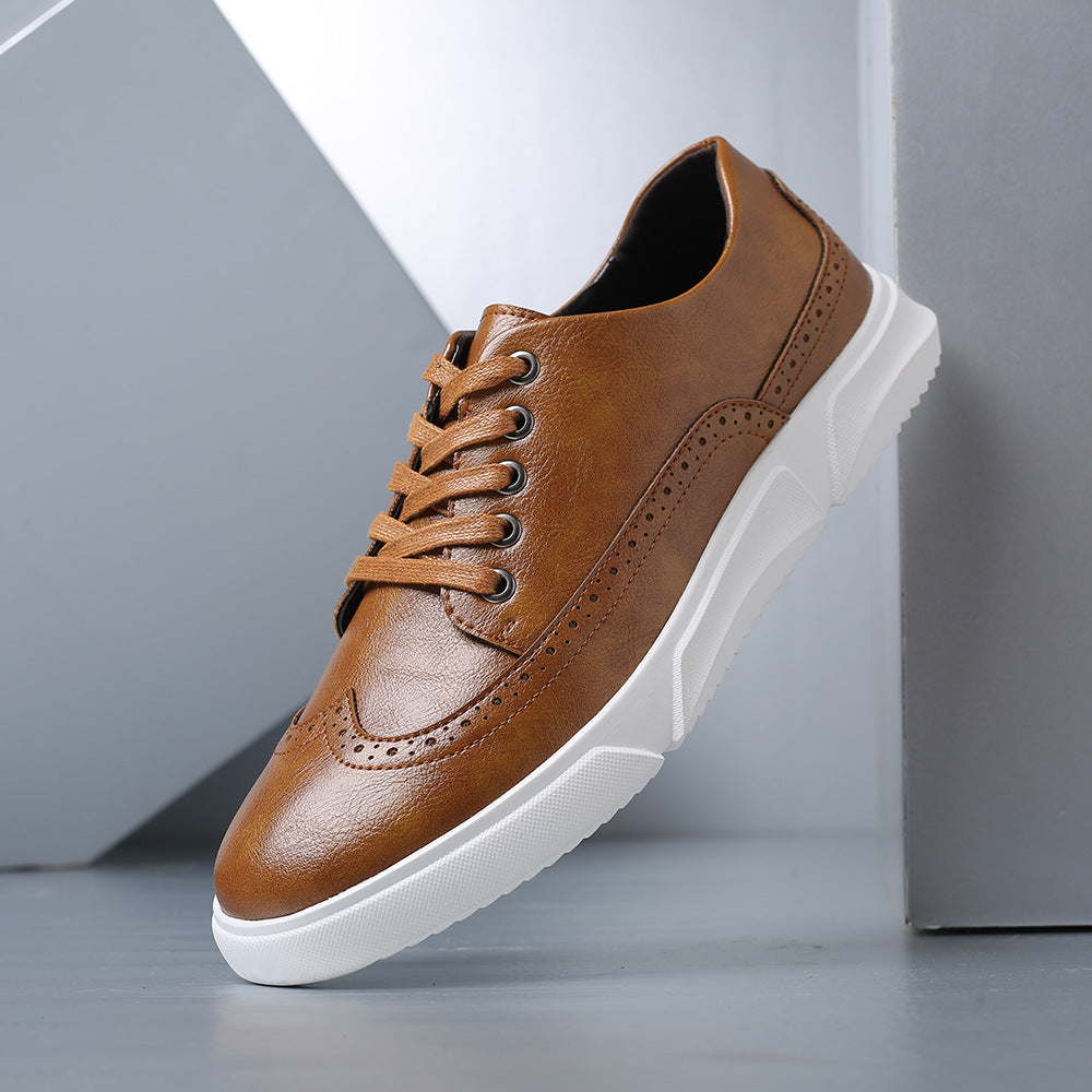 Calver Leder Brogue Sneakers 3