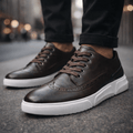 Calver Leder Brogue Sneakers 4