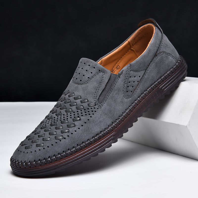 Carter James Echtleder-Loafer 10
