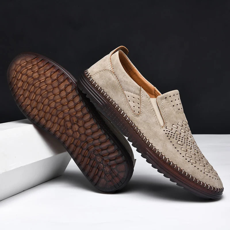 Carter James Echtleder-Loafer 7