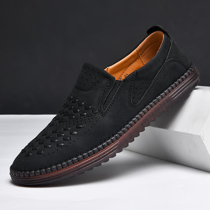Carter James Echtleder-Loafer 9
