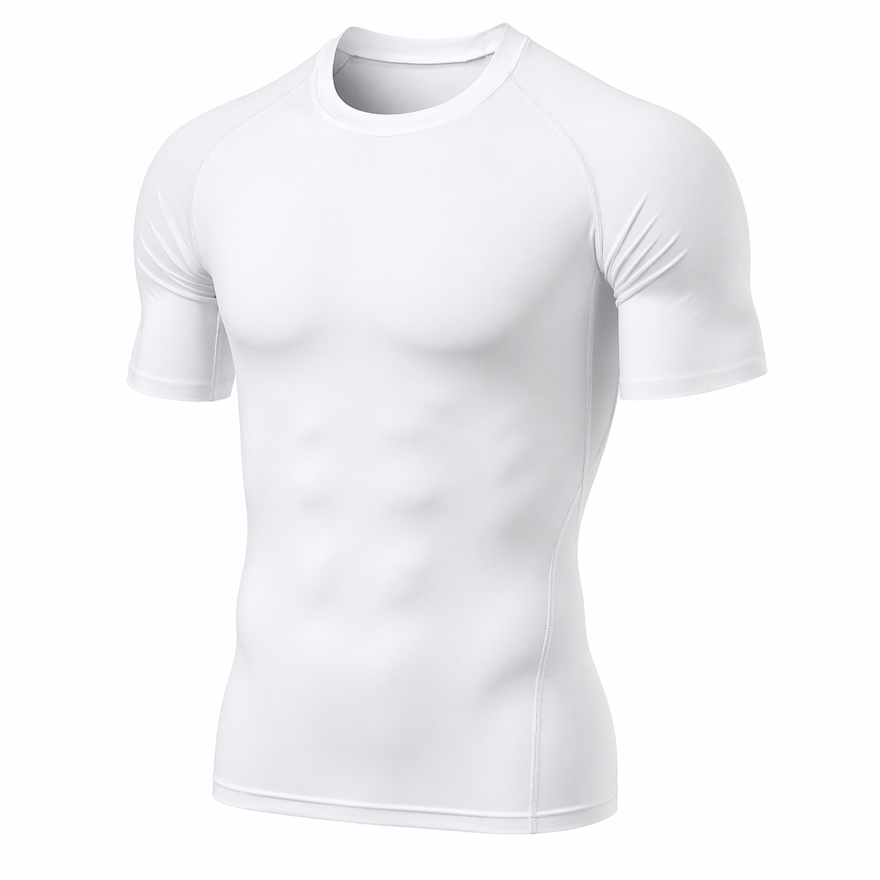 Men's Compression Shirt | Fitted Short-Sleeve Shirt | Defined Silhouette | Modern Sports Look