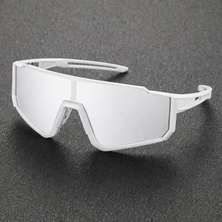 Herren-Sonnenbrille im Maskentyp, einteiliges Glas, Sportfassung | Vollständige Abdeckung