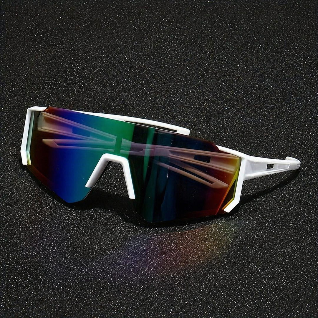 Herren-Sonnenbrille im Maskentyp, einteiliges Glas, Sportfassung | Vollständige Abdeckung