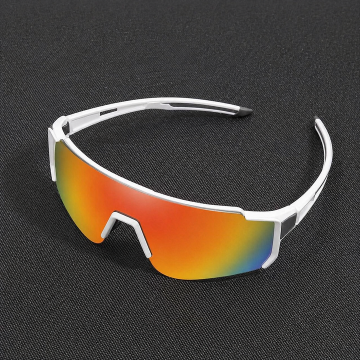 Herren-Sonnenbrille im Maskentyp, einteiliges Glas, Sportfassung | Vollständige Abdeckung