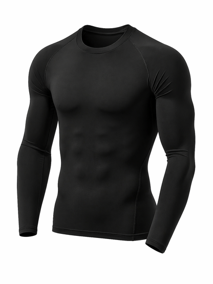 Men's Long-Sleeve Shirt | Slim Fit Sports Shirt | Long Sleeves | Athletic Casual Style