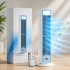 Bezkřídlový věžový ventilátor s dálkovým ovládáním a rozvodem vzduchu