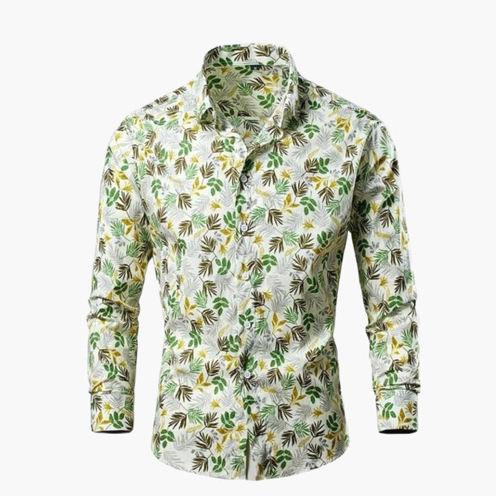 Kian | Herren Freizeithemd mit Blumenmuster
