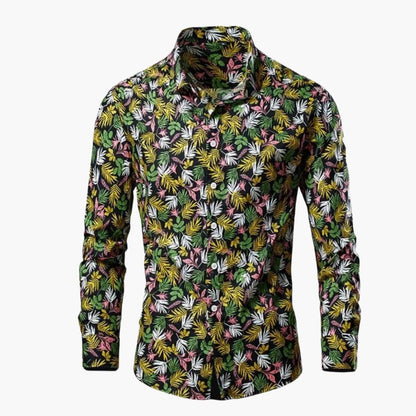 Kian | Herren Freizeithemd mit Blumenmuster