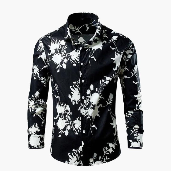 Kian | Herren Freizeithemd mit Blumenmuster