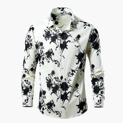 Kian | Herren Freizeithemd mit Blumenmuster
