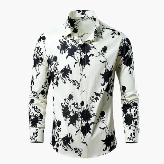 Kian | Men's Casual Shirt with Floral Pattern