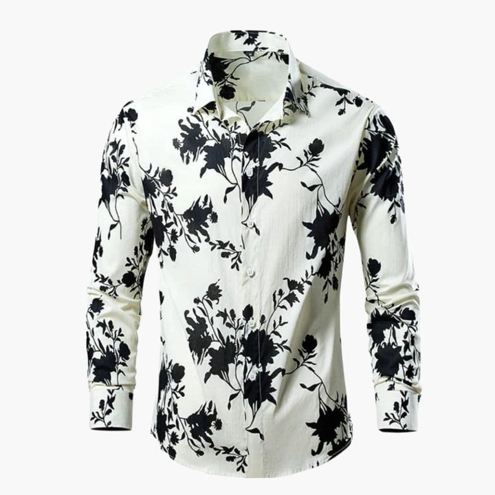 Kian | Herren Freizeithemd mit Blumenmuster