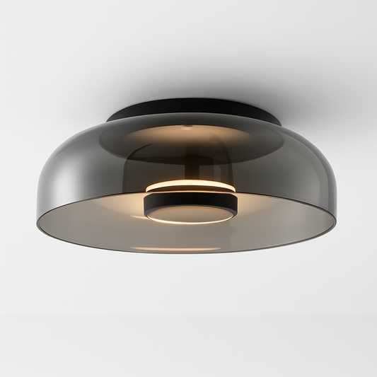 Cleara Deckenleuchte - Moderne Glasschale LED Deckenleuchte 