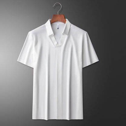 Men's Short Sleeve Polo Shirt with Buttons | Everyday Wear
