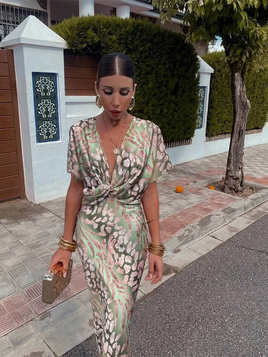 Cosima | Damenkleid mit V-Ausschnitt 0