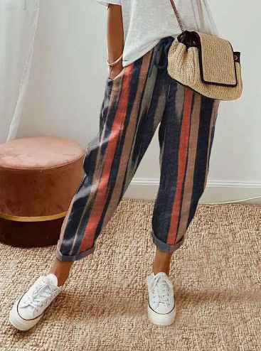 CozyFlex | Lässige Damen Hose mit Kordelzug | Gerades Bein & Verkürzt 7