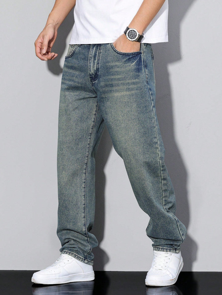 Daan | Einfarbige lässige Herrenjeans