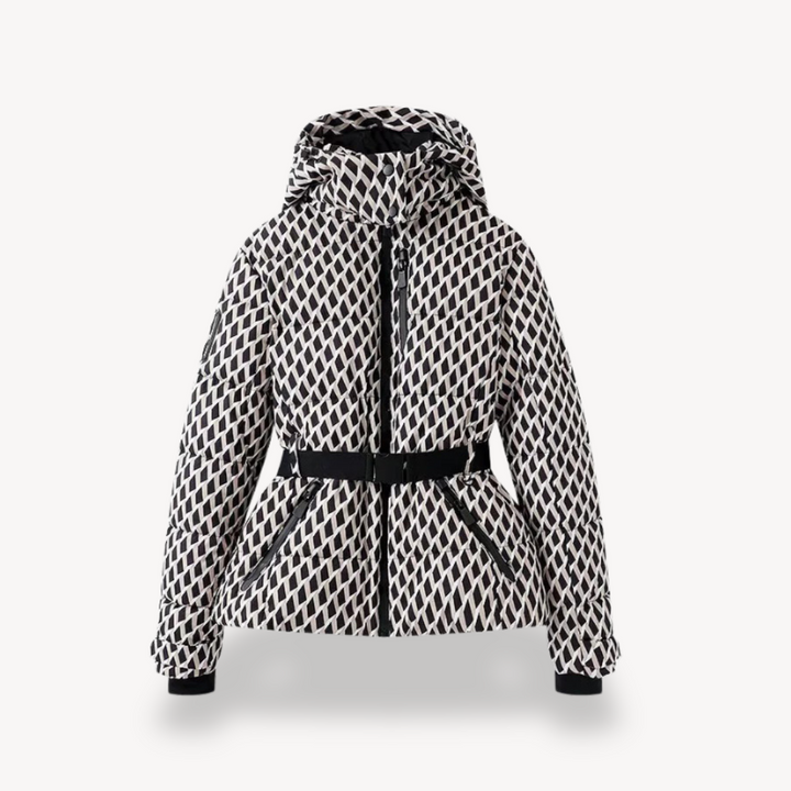 Damen-Steppjacke mit Karomuster | Taille 0
