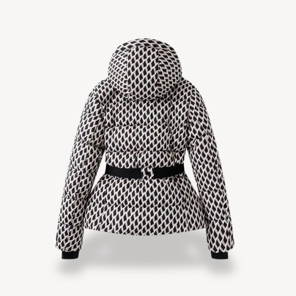 Damen-Steppjacke mit Karomuster | Taille 1
