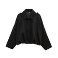 Damen Bomberjacke aus Wildleder 