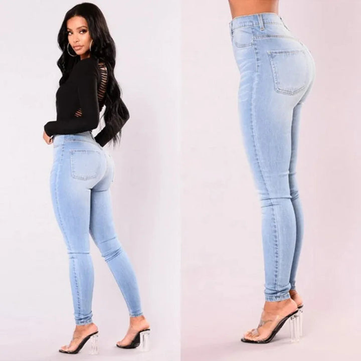 Damen Schlanke Passform Jeggings | Hohe Taille