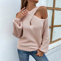 Damenpullover | Off-Shoulder-Pullover für Herbst/Winter