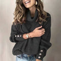 Damenpullover | Turtleneck Pullover für Herbst und Winter