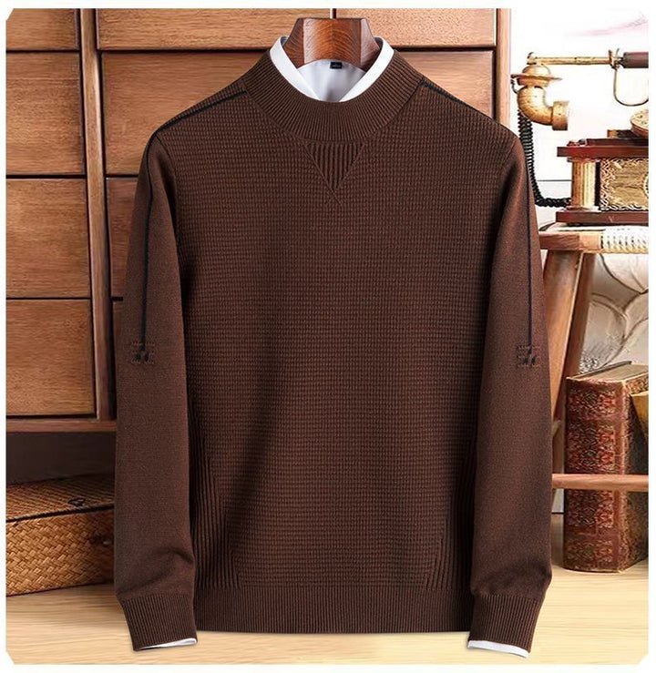 Herren Langarm Pullover Mit Strukturmuster | Klassischer Look
