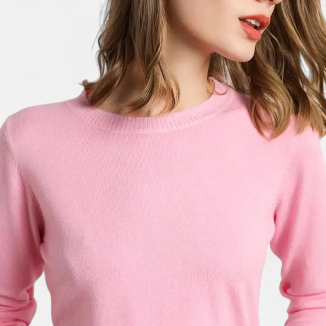 Dorevelle | Damenpullover aus Merinowolle – Zeitlose Eleganz mit Rundhalsausschnitt 12