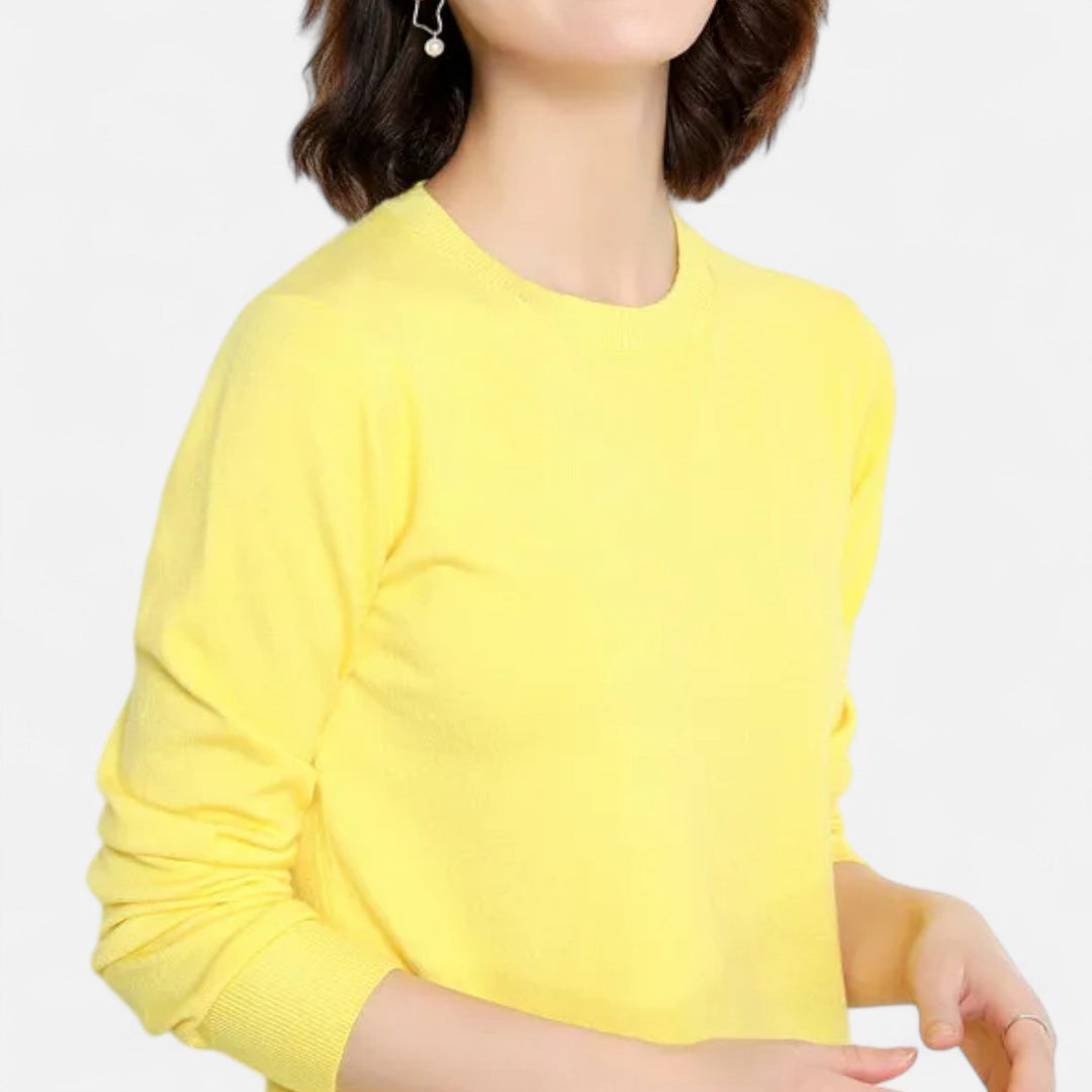 Dorevelle | Damenpullover aus Merinowolle – Zeitlose Eleganz mit Rundhalsausschnitt 14