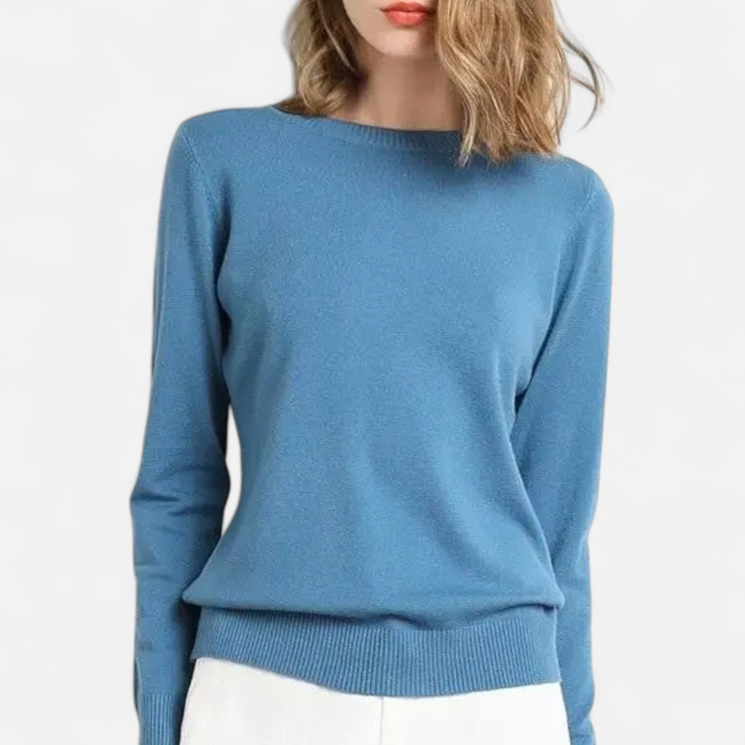 Dorevelle | Damenpullover aus Merinowolle – Zeitlose Eleganz mit Rundhalsausschnitt 16