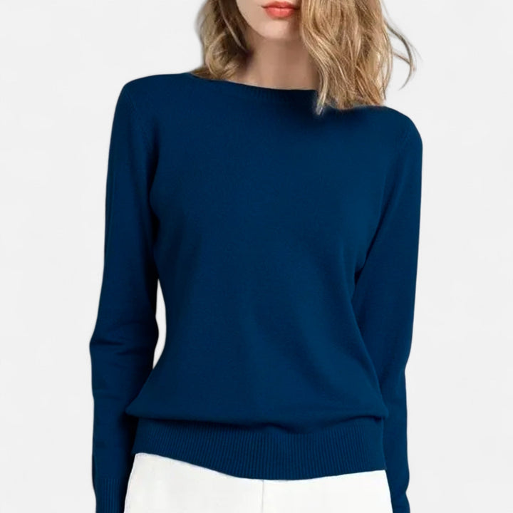 Dorevelle | Damenpullover aus Merinowolle – Zeitlose Eleganz mit Rundhalsausschnitt 8