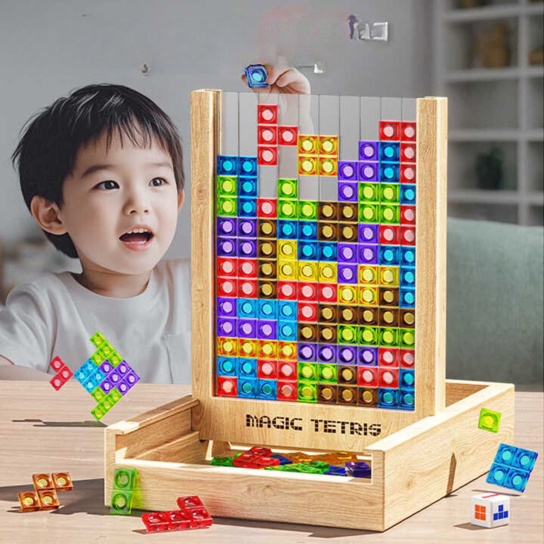 Ecoblock Tetris – Holzpuzzlespiel für alle Altersgruppen 2