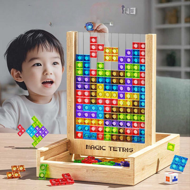 Ecoblock Tetris – Holzpuzzlespiel für alle Altersgruppen 2