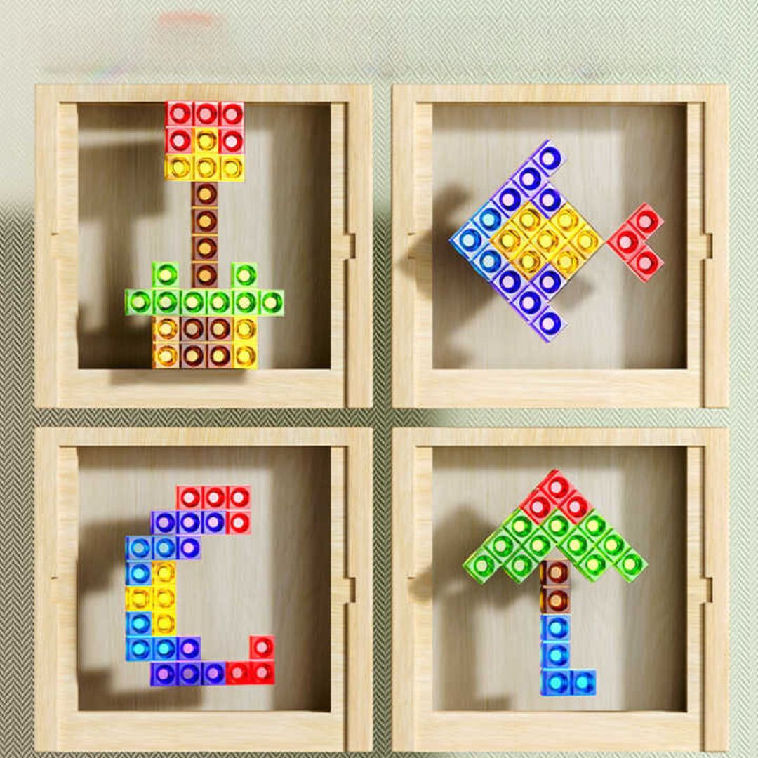 Ecoblock Tetris – Holzpuzzlespiel für alle Altersgruppen 4