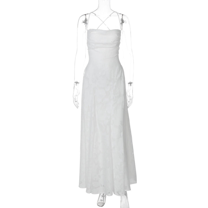Gabriela | Women's Maxi Evening Dress with Floral Pattern