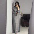 Charlotte | Damen Maxikleid mit Glockenärmeln
