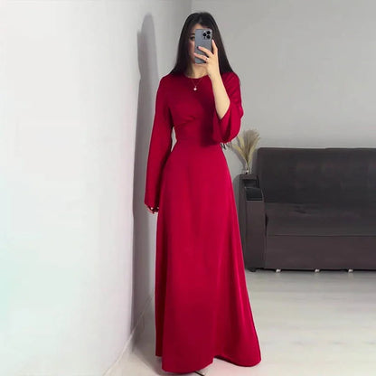 Charlotte | Damen Maxikleid mit Glockenärmeln